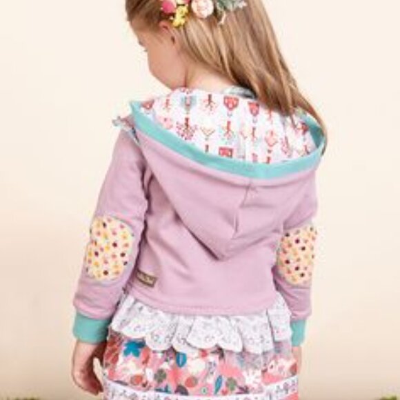 Matilda Jane Royalty Hoodie, Size 6 - Picture 6 of 6